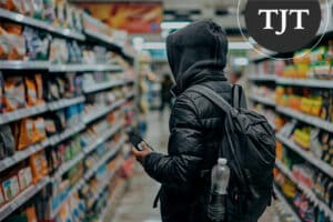 New Jersey shoplifting defense attorney reviewing case strategy